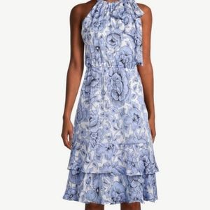 Ann Taylor blue floral dress